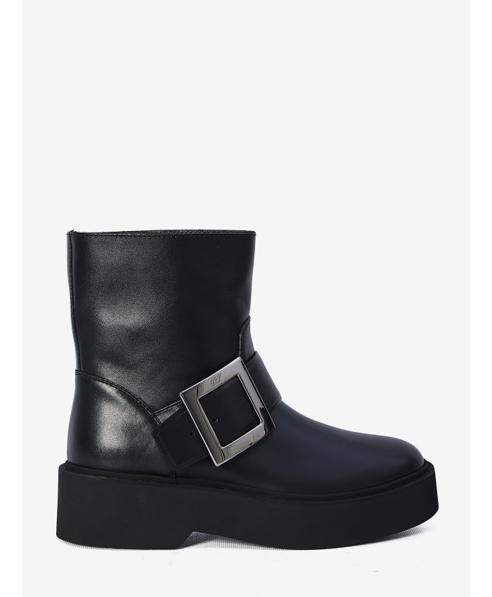 ROGER VIVIER - Viv Rangers High Biker Booties