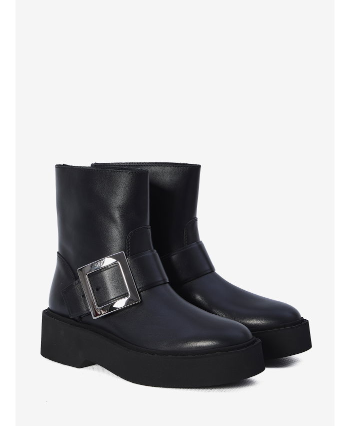 ROGER VIVIER - Viv Rangers High Biker Booties