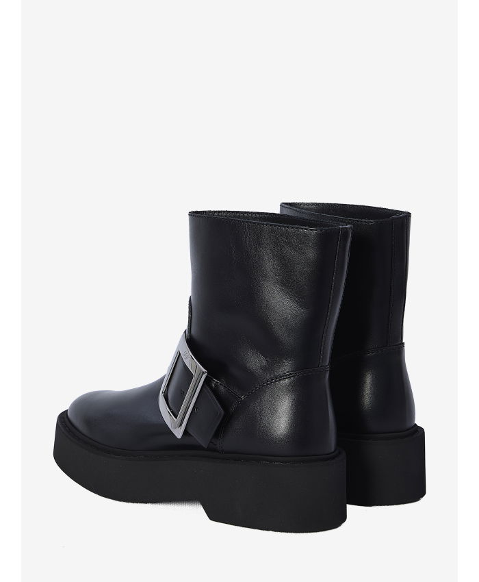 ROGER VIVIER - Viv Rangers High Biker Booties