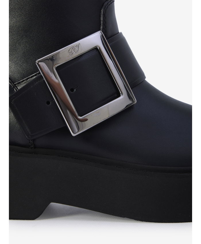 ROGER VIVIER - Viv Rangers High Biker Booties