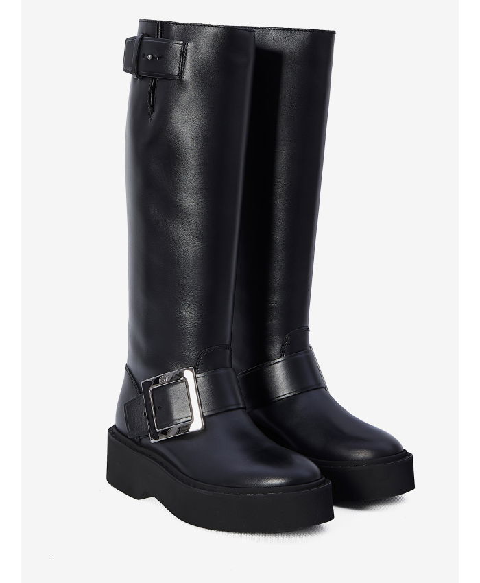 ROGER VIVIER - Viv Rangers High Biker Boots