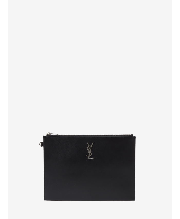 SAINT LAURENT - iPad holder in leather