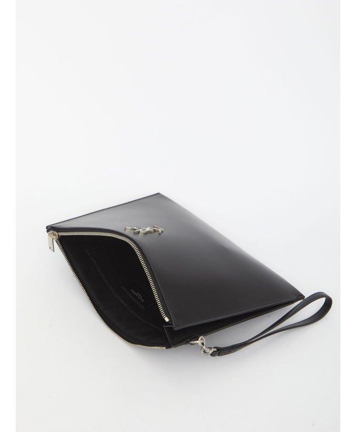 SAINT LAURENT - iPad holder in leather