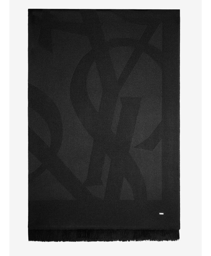 SAINT LAURENT - Monogram scarf