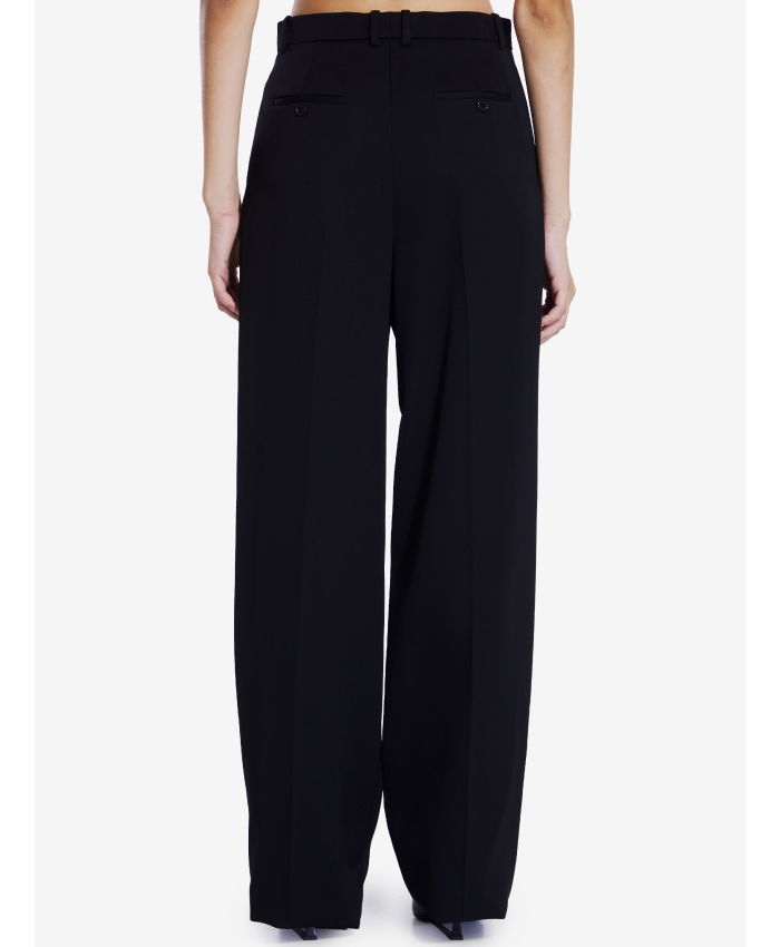 SAINT LAURENT - Trousers in grain de poudre