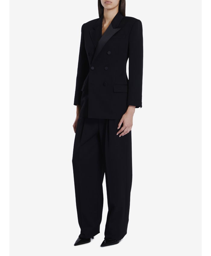 SAINT LAURENT - Tuxedo jacket in grain de poudre