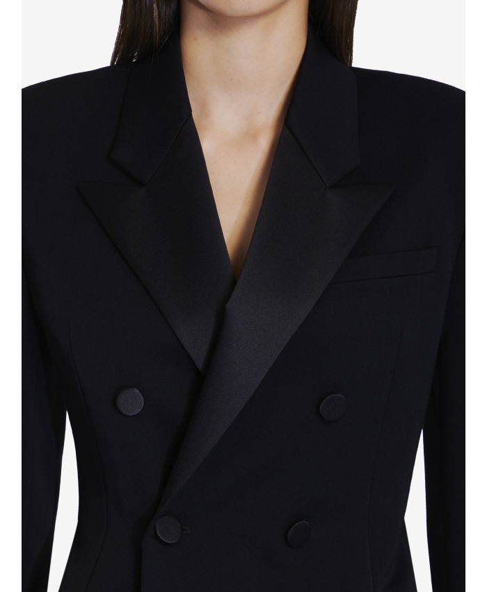 SAINT LAURENT - Tuxedo jacket in grain de poudre