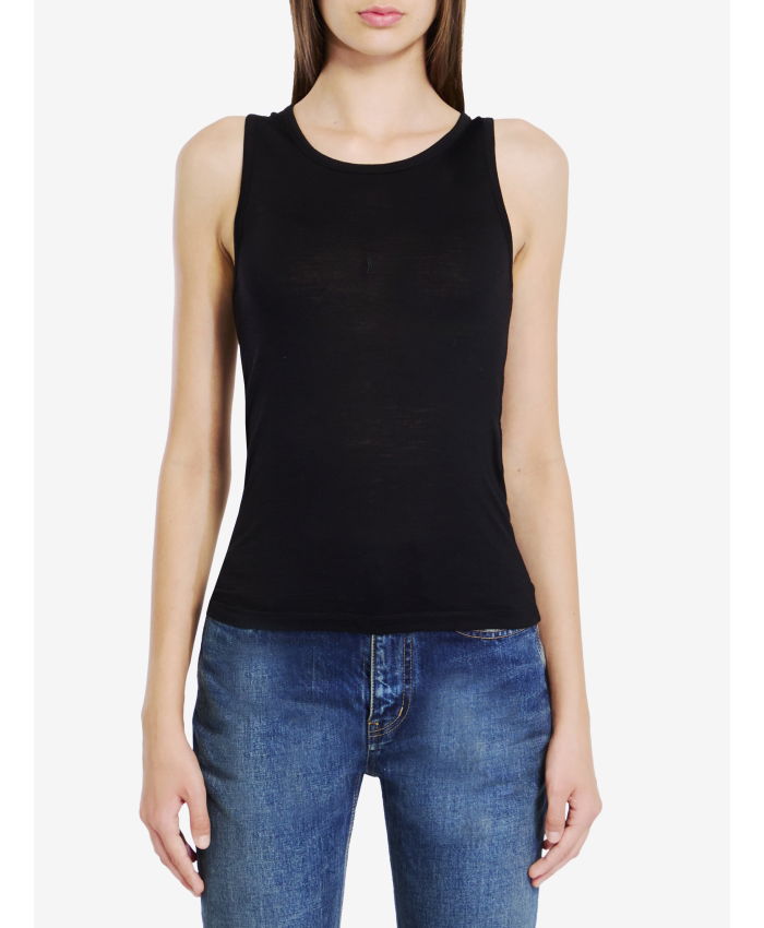 SAINT LAURENT - Cassandre top