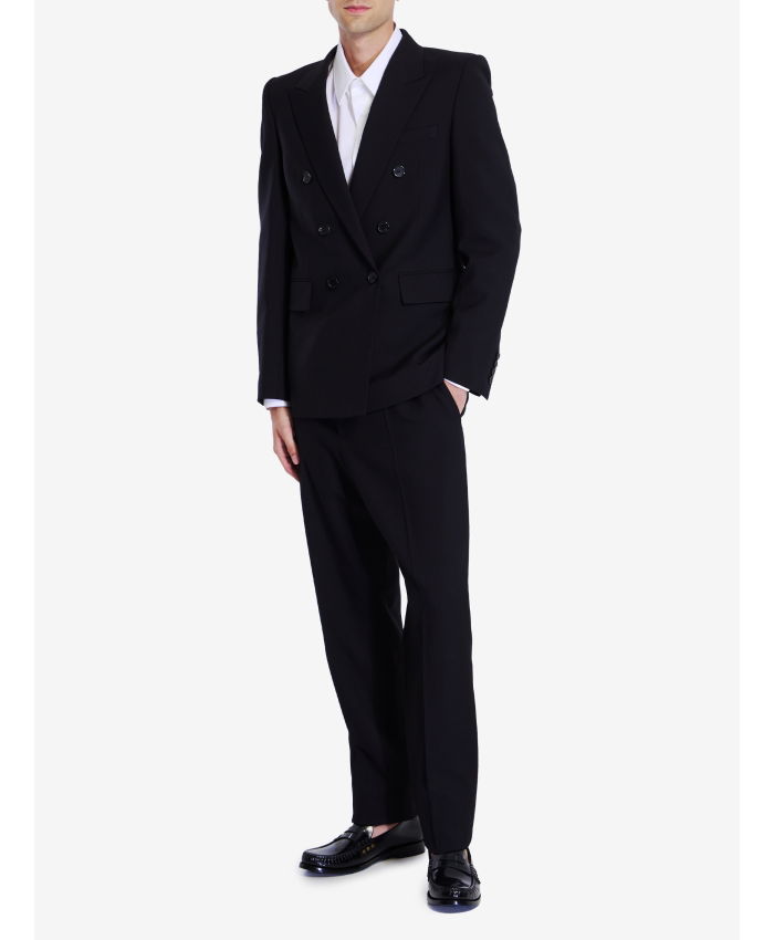 SAINT LAURENT - Wool gabardine trousers