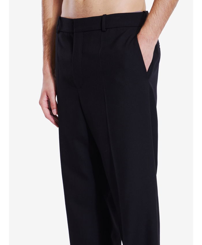 SAINT LAURENT - Wool gabardine trousers