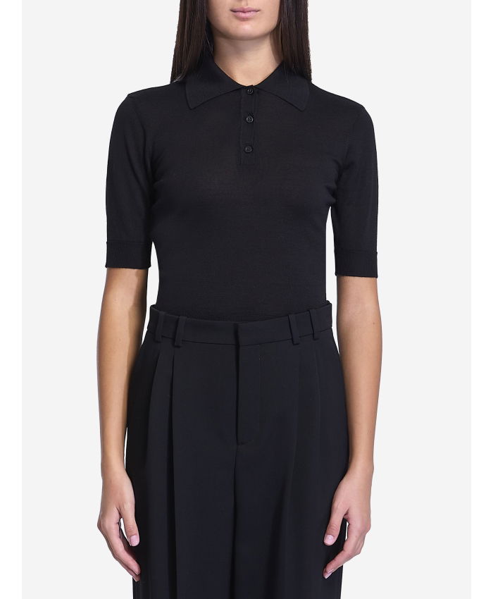 SAINT LAURENT - Cassandre polo shirt