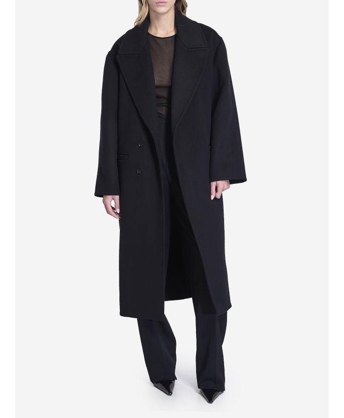 SAINT LAURENT - Coat in cashmere and wool