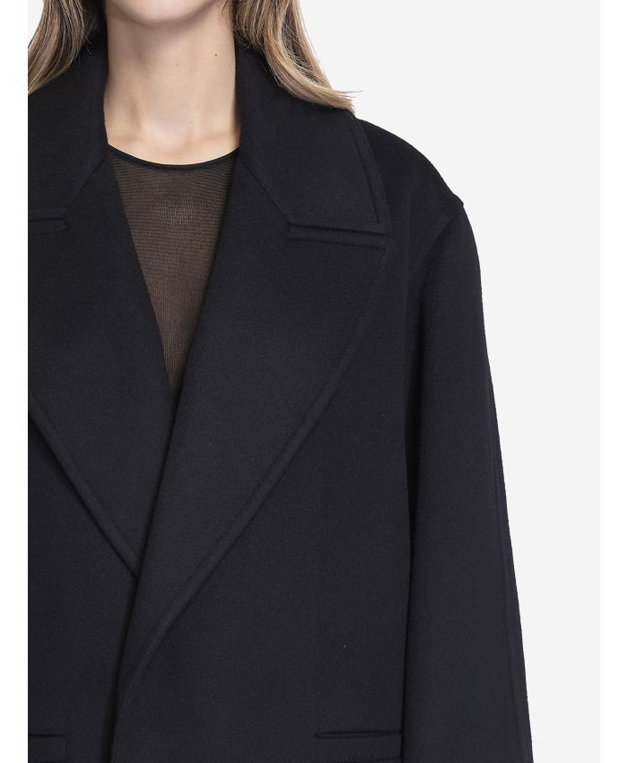 SAINT LAURENT - Coat in cashmere and wool