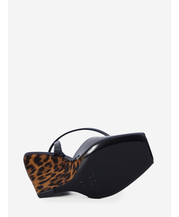 SAINT LAURENT - La Scandale wedge sandals