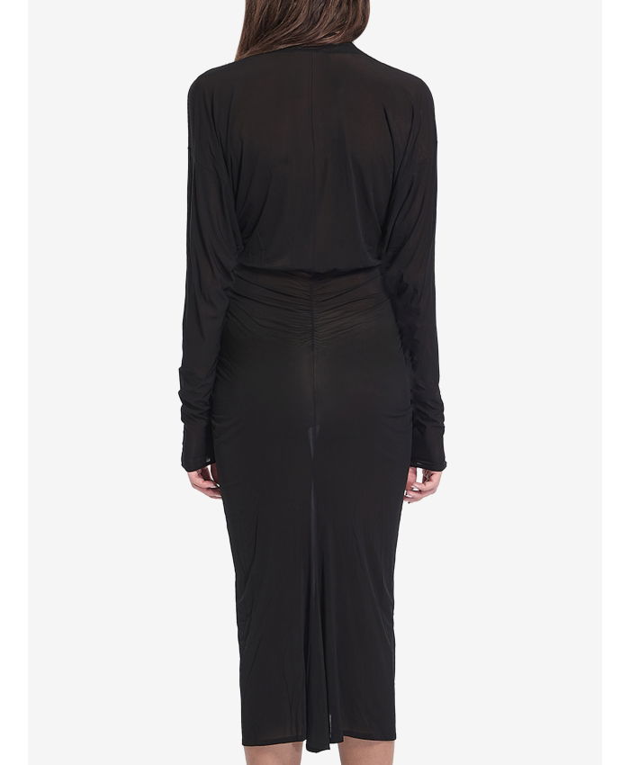 SAINT LAURENT - Ruched midi dress