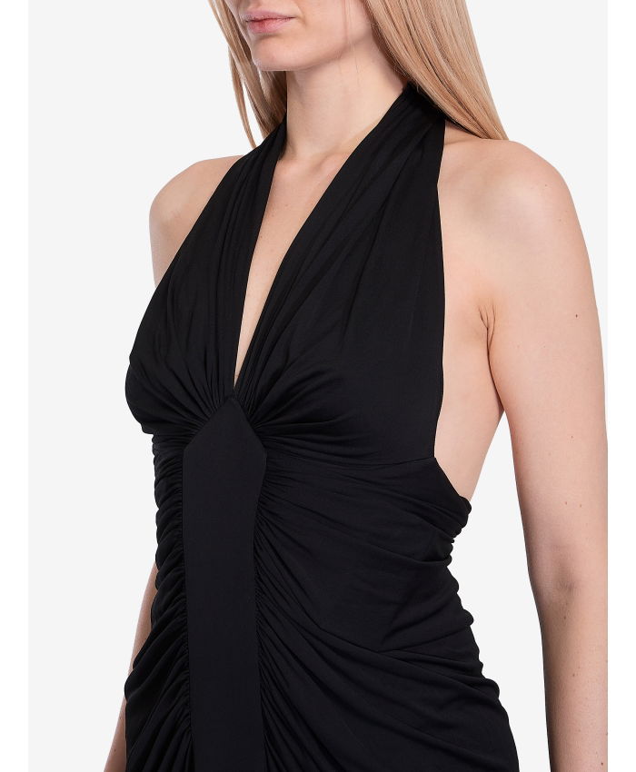 SAINT LAURENT - Halter V long dress