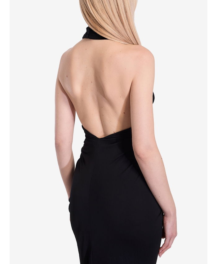 SAINT LAURENT - Halter V long dress