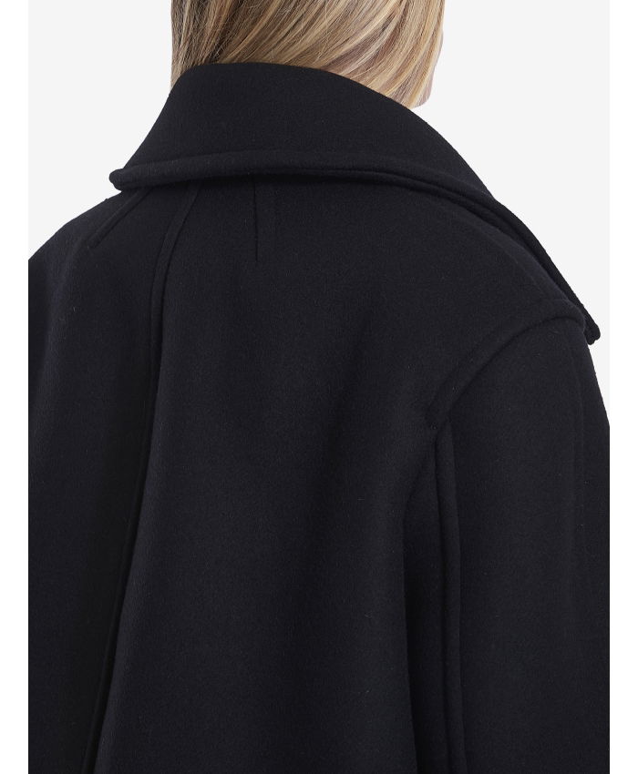 SAINT LAURENT - Oversize pea coat in wool