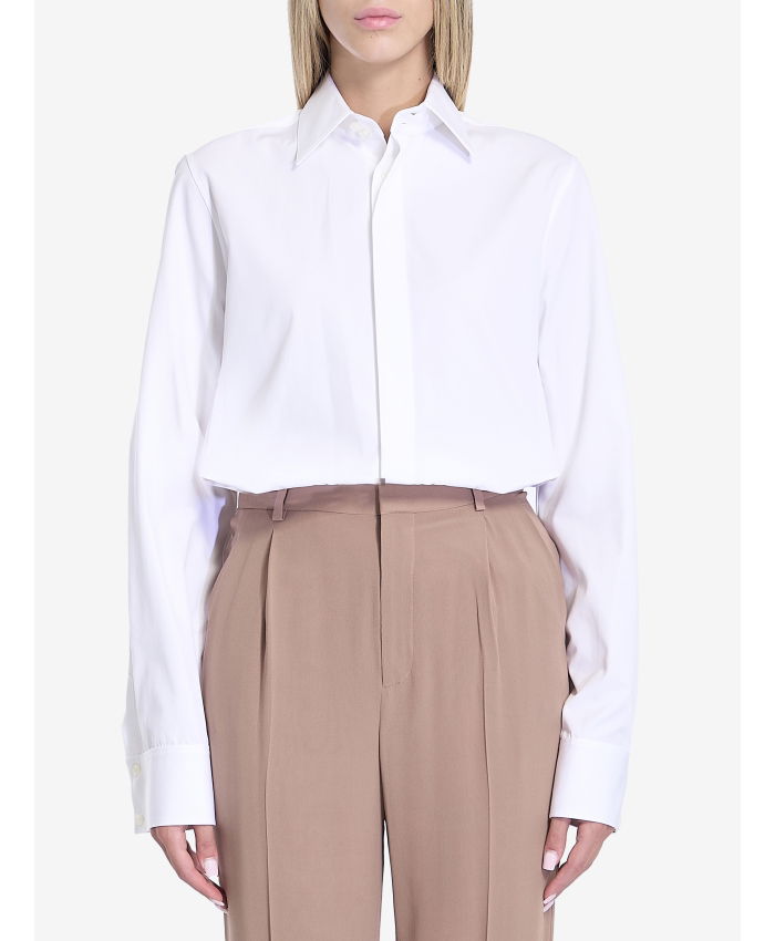 SAINT LAURENT - Cotton poplin shirt