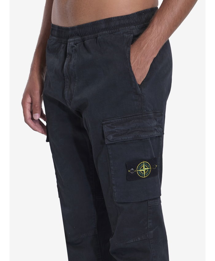 STONE ISLAND - Pants in cotton