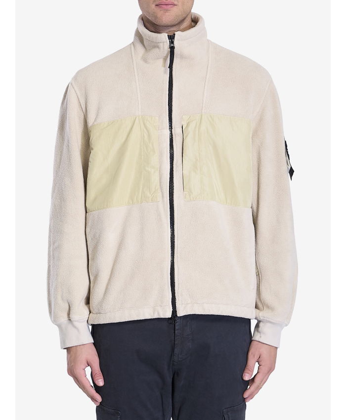 STONE ISLAND - Teddy-effect jacket