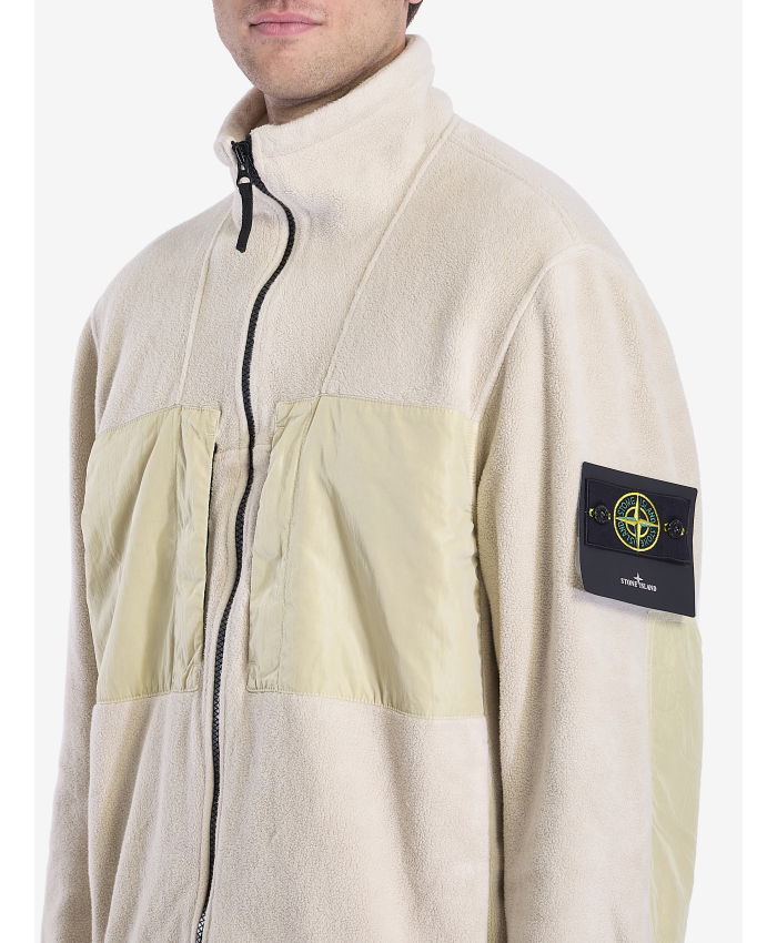 STONE ISLAND - Teddy-effect jacket