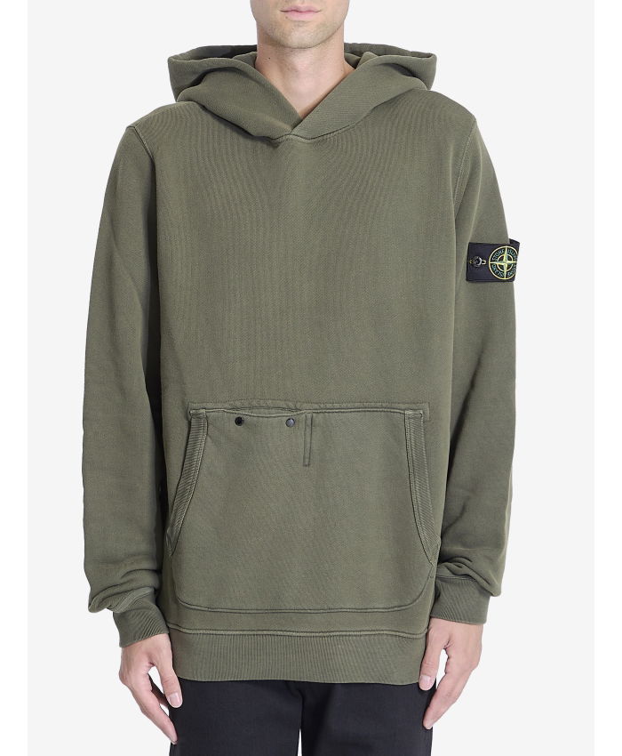 STONE ISLAND - Cotton hoodie