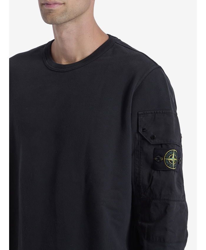 STONE ISLAND - Cotton sweatshirt