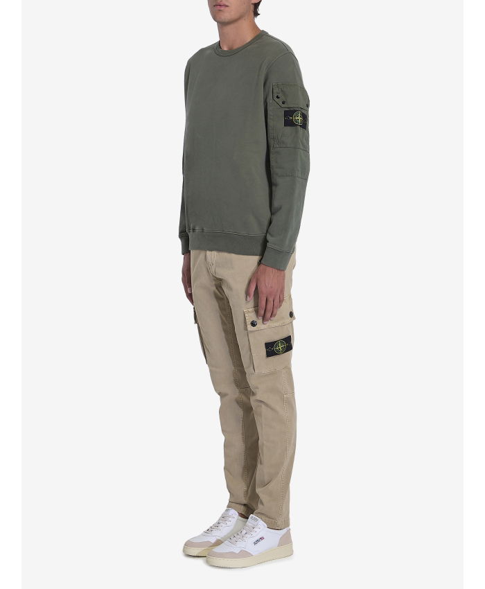 STONE ISLAND - Cotton sweatshirt