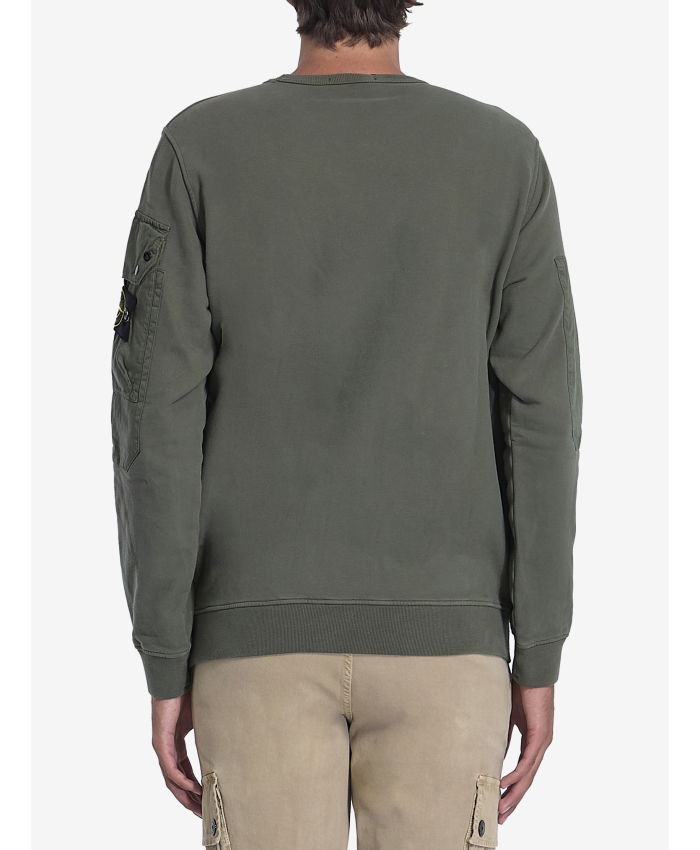 STONE ISLAND - Cotton sweatshirt