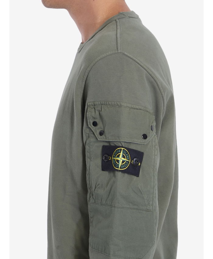 STONE ISLAND - Cotton sweatshirt