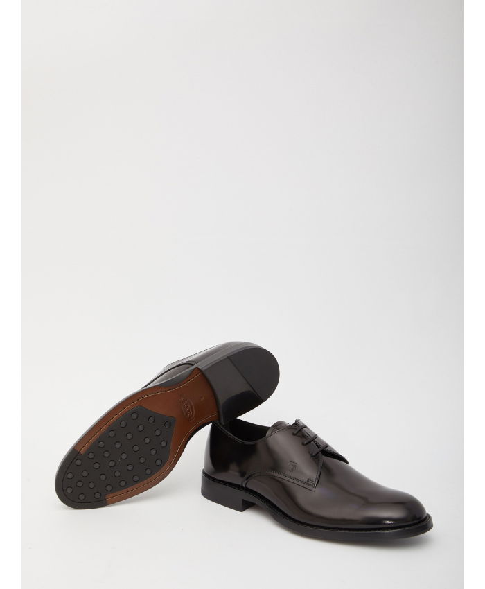 TOD'S - Leather derby shoes