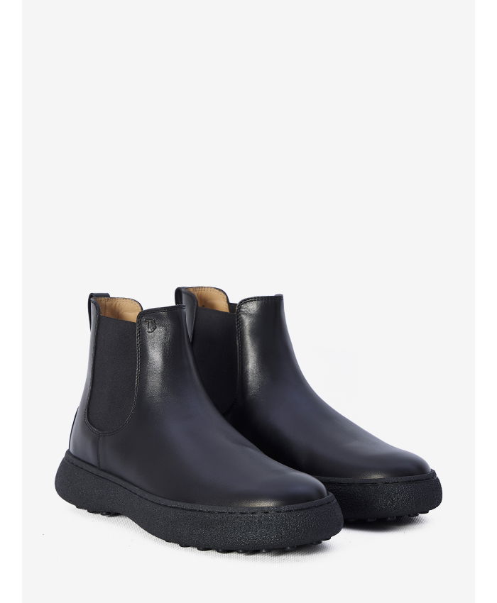 TOD'S - Leather Chelsea boots