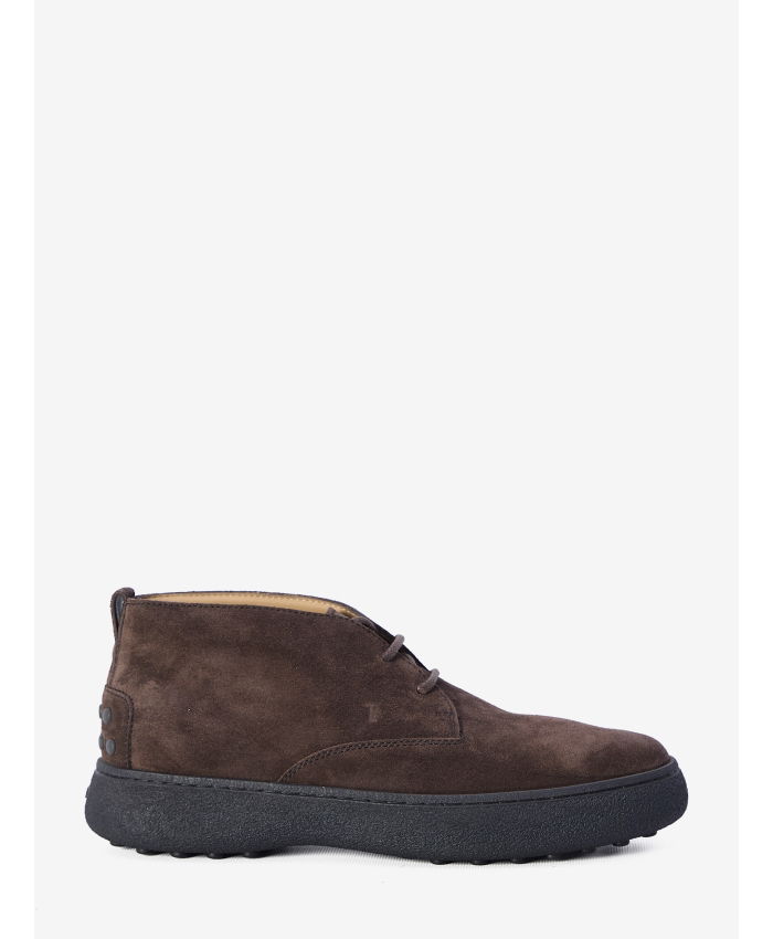 TOD'S - Desert boots in suede