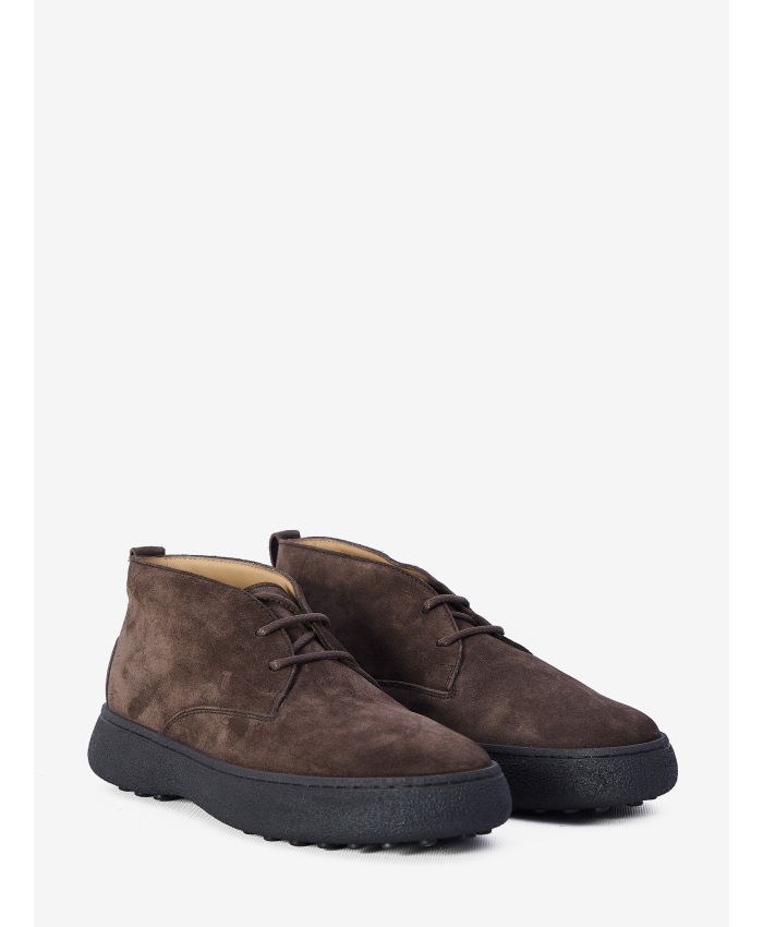 TOD'S - Desert boots in suede