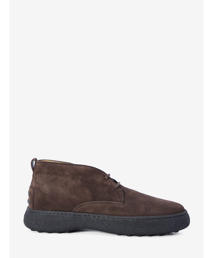 TOD'S - Desert boots in suede