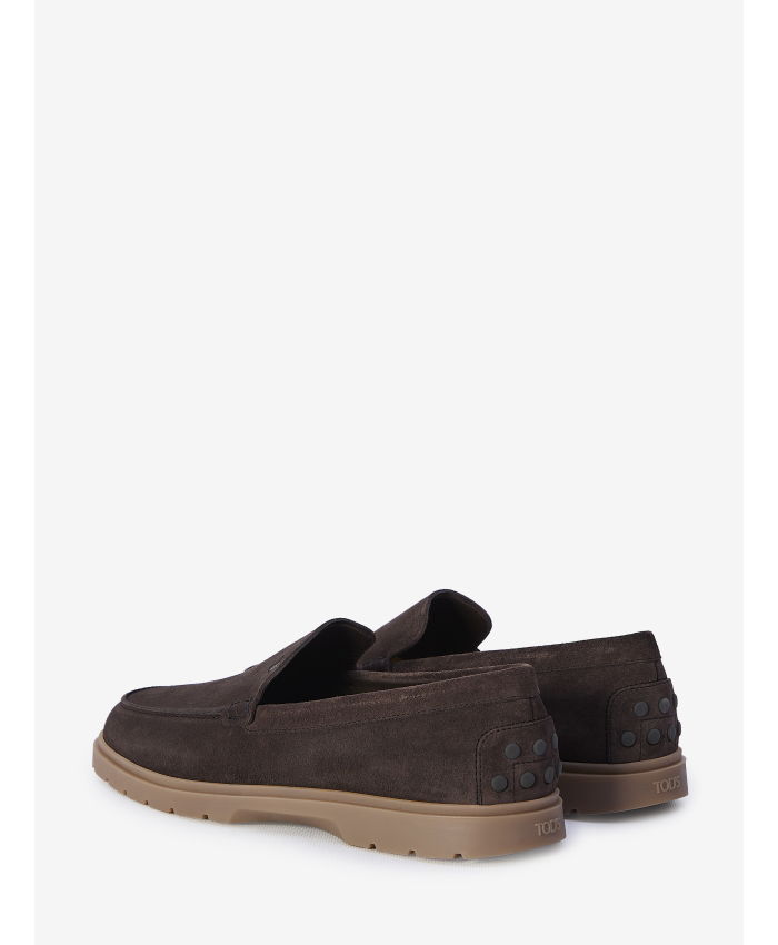 TOD'S - Suede loafers