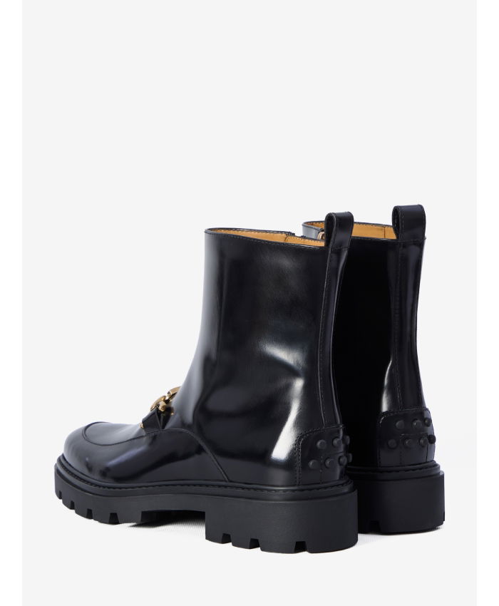 TOD'S - Leather ankle boots