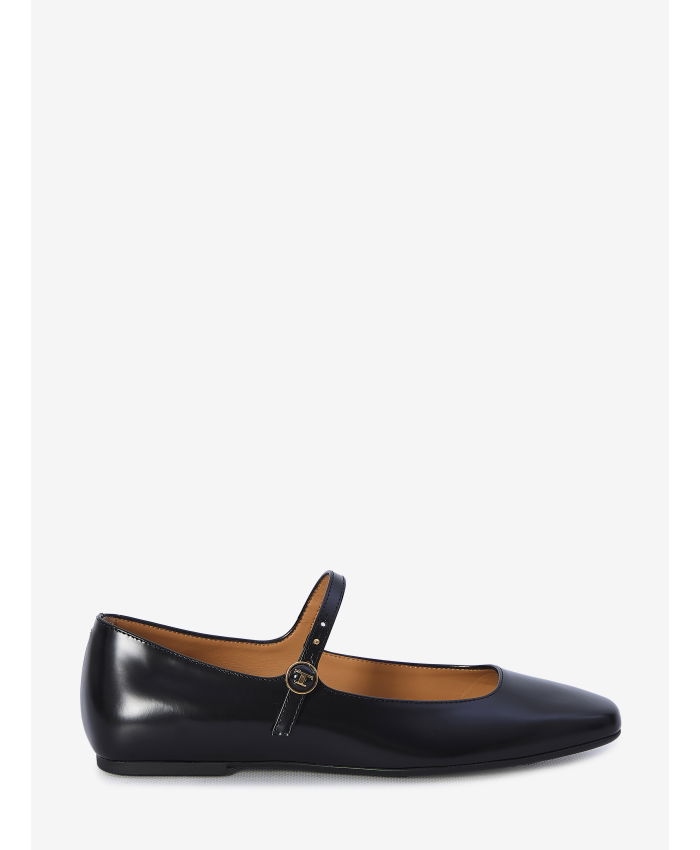 TOD'S - Leather ballerinas