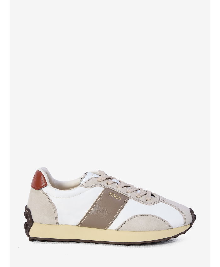 TOD'S - Sneakers in leather and technical fabric