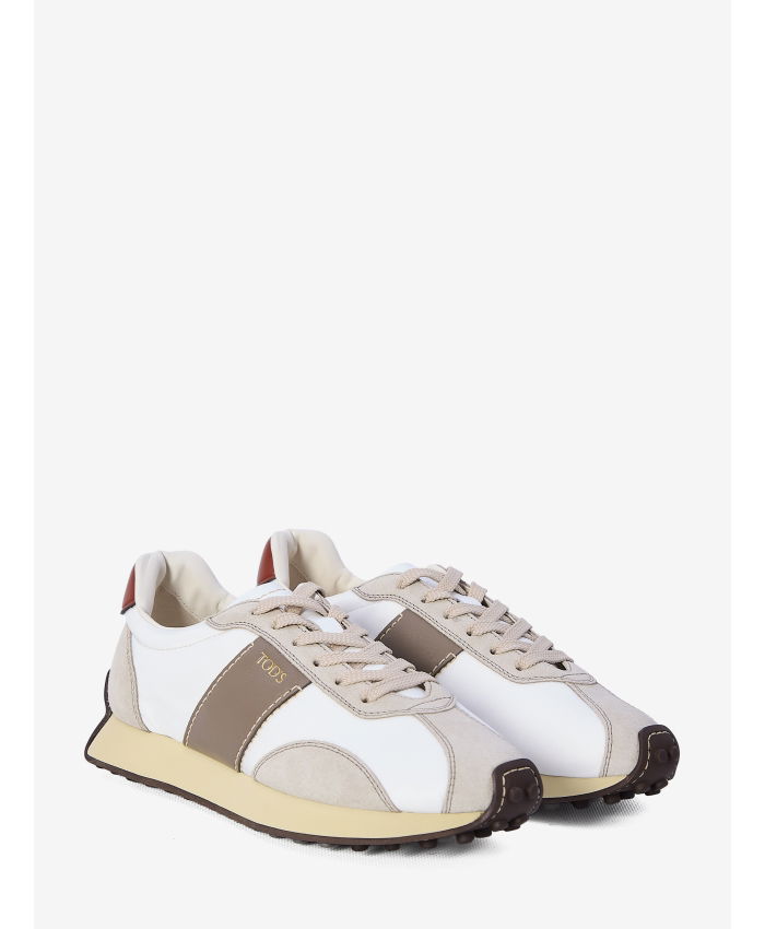 TOD'S - Sneakers in leather and technical fabric