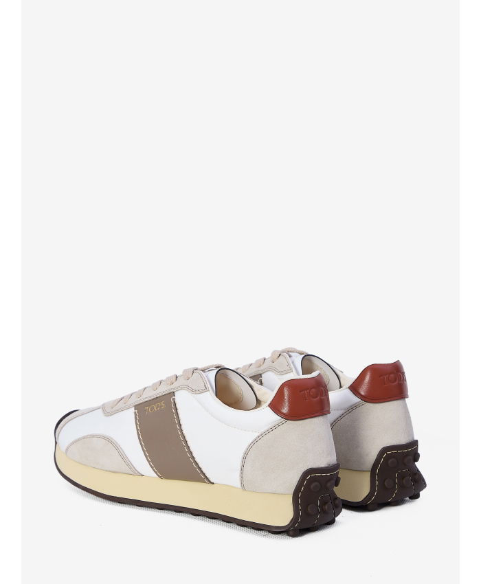 TOD'S - Sneakers in leather and technical fabric