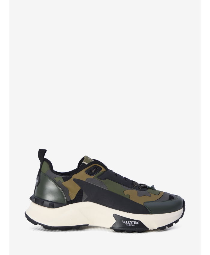 VALENTINO GARAVANI - Low Top True Act Camouflage sneakers