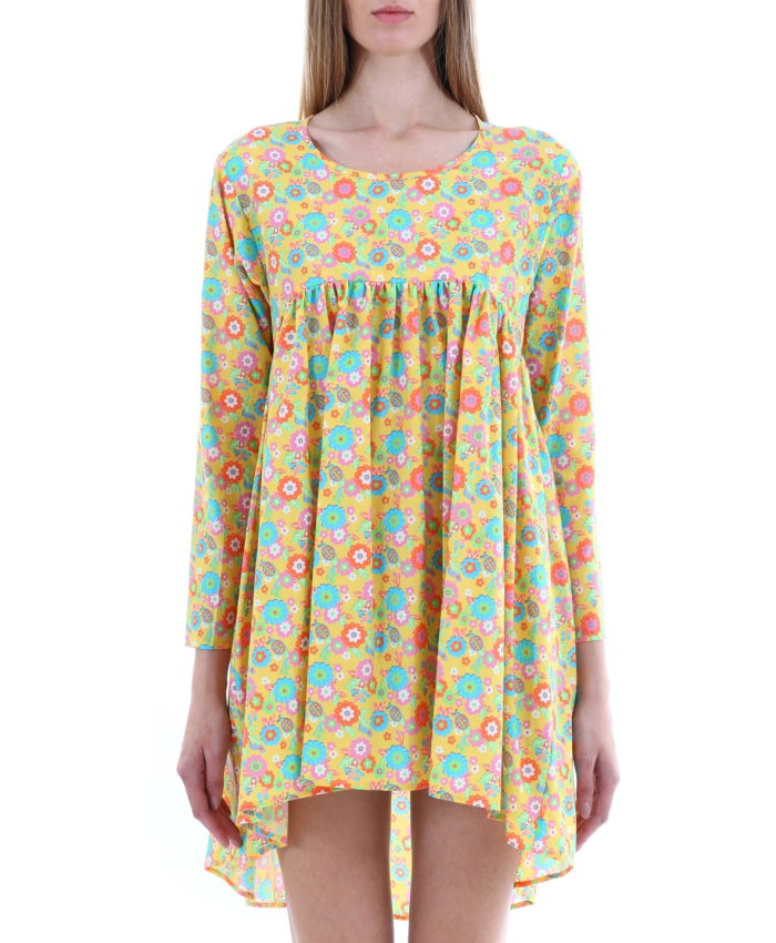 JEREMY SCOTT - Yellow floral dress