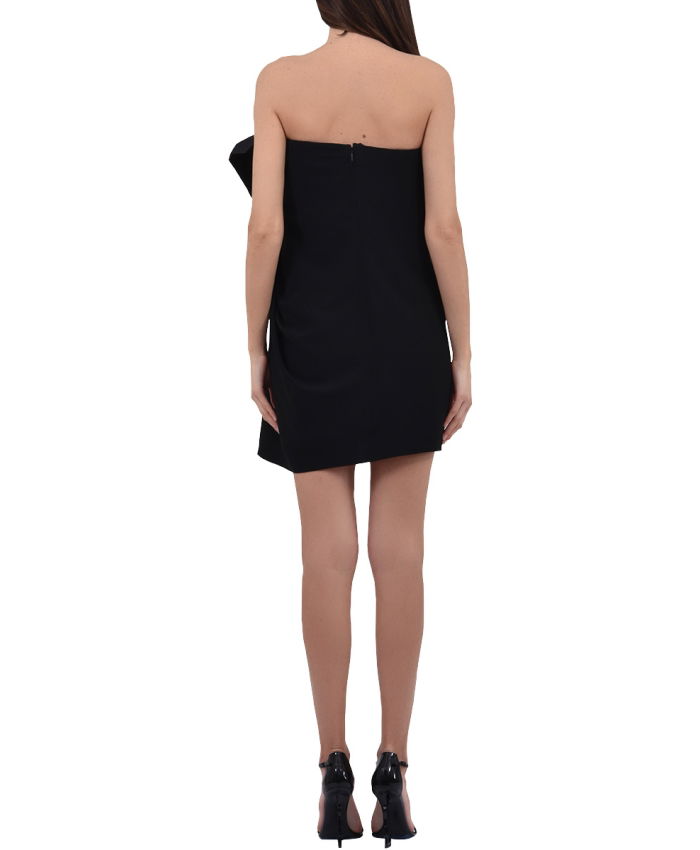 SAINT LAURENT - Mini Black Dress with Bow