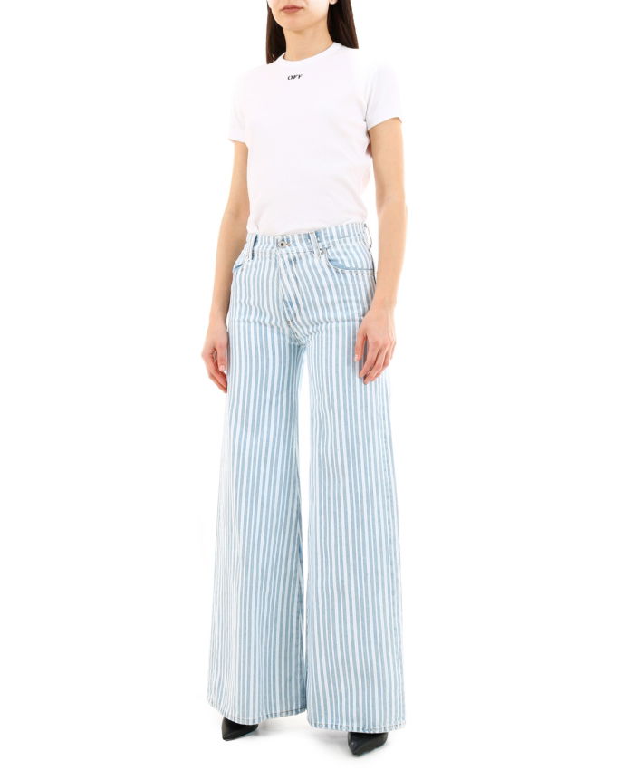 OFF WHITE - Striped Palazzo Pants