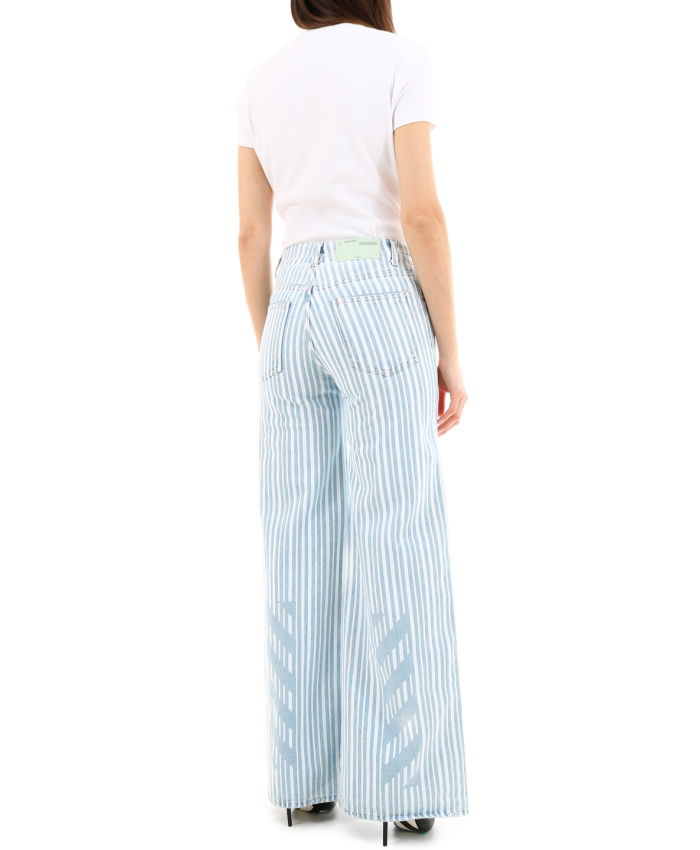 OFF WHITE - Striped Palazzo Pants