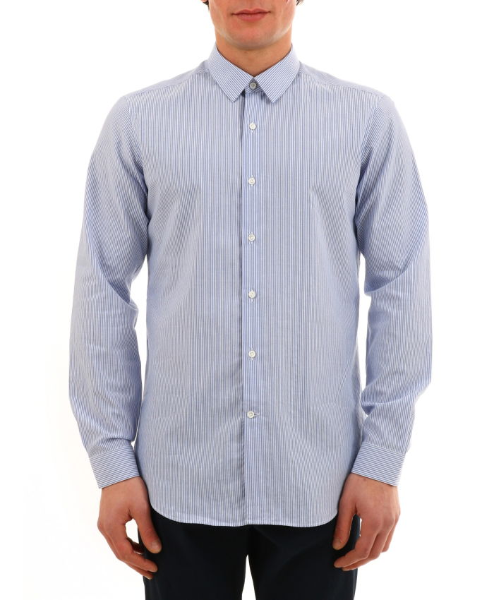 VANGHER - Light blue striped shirt