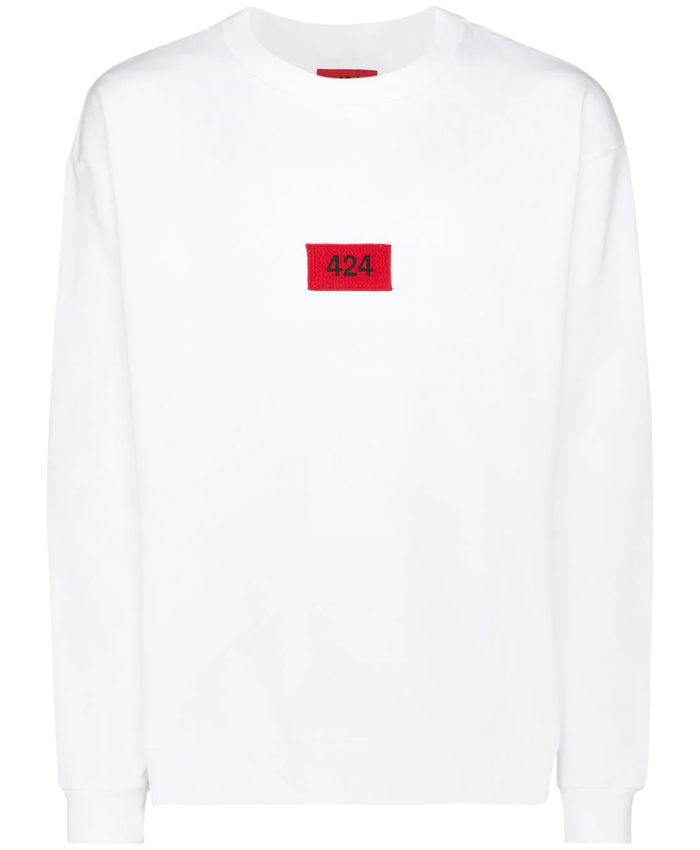 424 - Sweatshirt Logo White