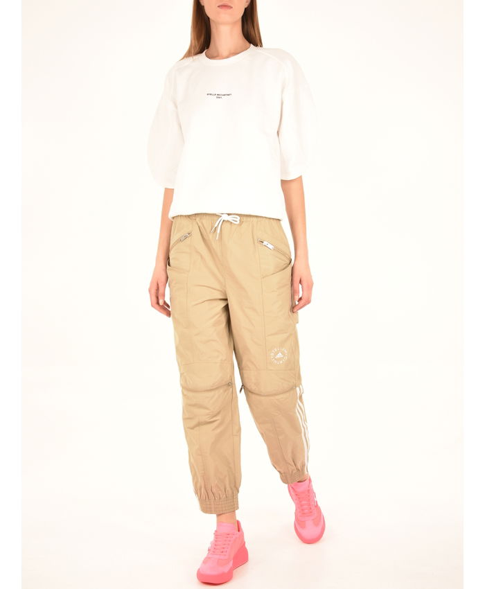 STELLA MCCARTNEY - Beige sports trousers